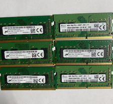 Lot of 6 Mix Brands 8GB 1 PC4-2666 1 PC4-3200AA 4 PC4-2400T Laptop RAM Memory picture