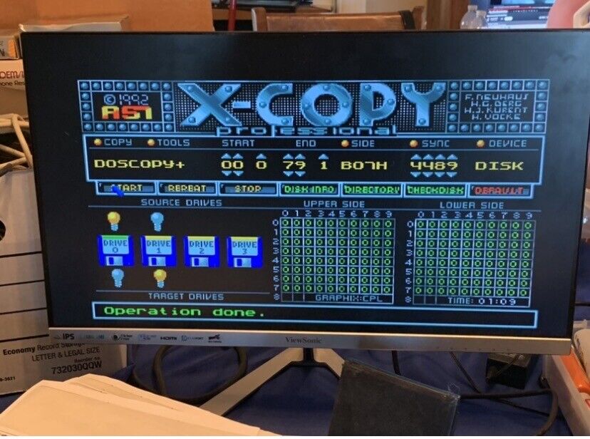 X-Copy Pro Amiga 2 Disks Include 100% Working Tested  X Copy Professional XCOPY