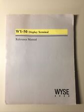 Vintage 1984 WYSE WY-50 Display Terminal Reference Manual picture
