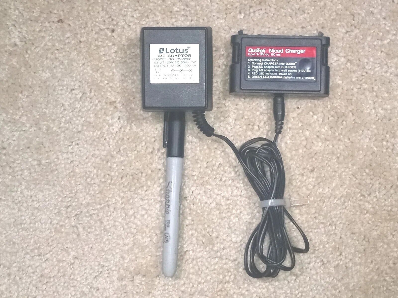 Vintage Lotus FNN Quotrek Power Adapter see PICS For Specific Fit.