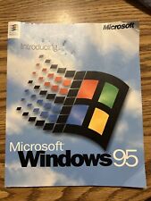 MICROSOFT Introducing Windows 95 Guide Manual Book VINTAGE Retro picture