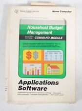 Vintage TI Home Computer Applications software Household Budget Mgmt ST533B13 picture