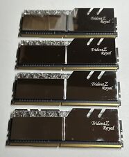 32GB (4x 8GB) G.SKILL Trident Z Royal DDR4 3200MHz RAM F4-3200C16Q-32GTRS picture