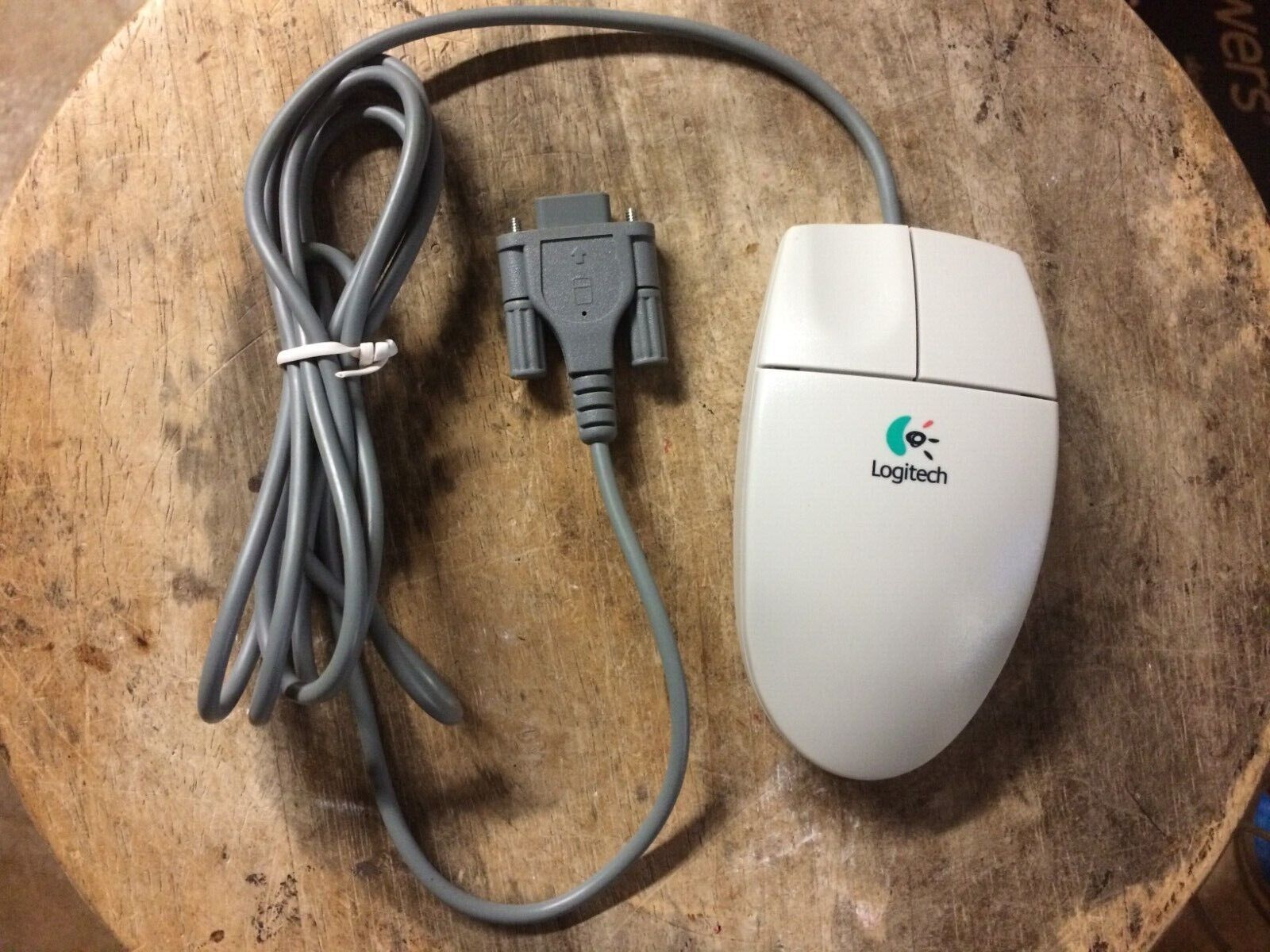 Vintage Logitech M-M34  Serial  Mouse 