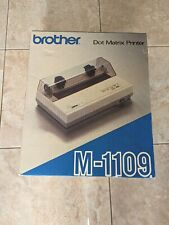 Vintage 1980's Brother M-1109 Dot Matrix Printer-Read Description picture