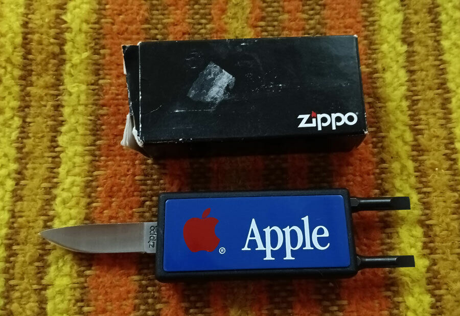 Vintage Zippo Apple Computer Logo Tool Knife Screwdrivers w/ Box