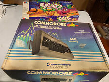 Commodore 64 Computer System in original box with cords  Tested- Powers on picture