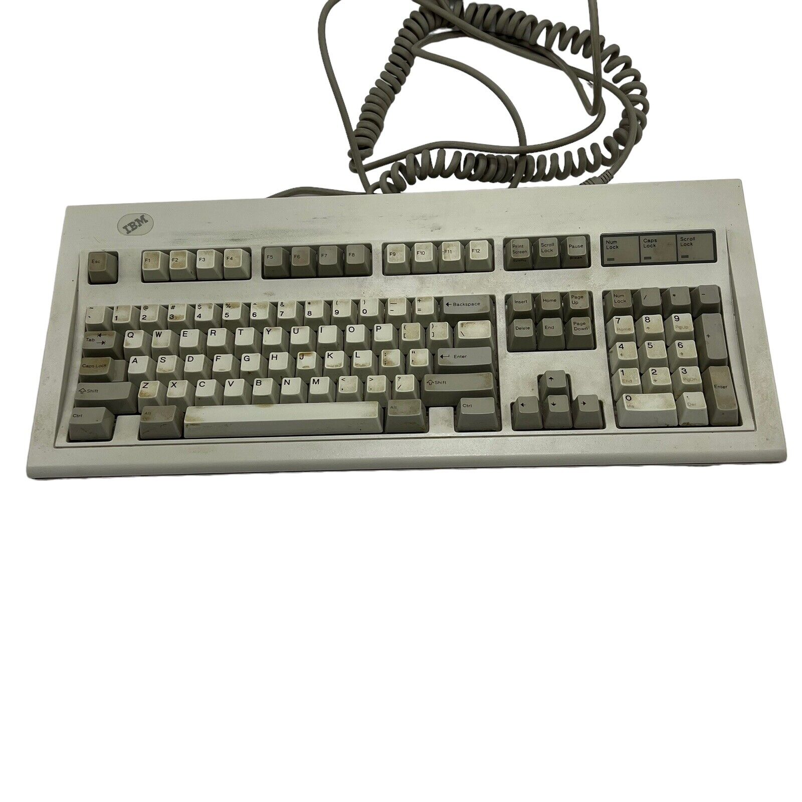 Vintage IBM Model M 1391401 Keyboard 1990 W Cord Working