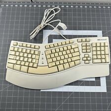 Microsoft Keyboard Natural Elite E06401PS2 Ergonomic PS2 Wired Vintage Tested picture