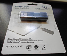 NEW & SEALED Authentic PNY Attaché 3 16GB USB 2.0 Flash Drive P-FD16GATT03-GE picture