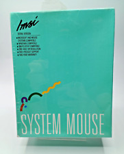 Vintage Imsi 3 Button System Mouse w/ Serial Connector - Windows PC - NEW SEALED picture