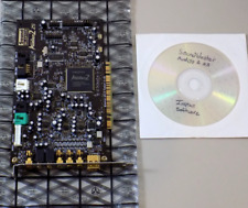 VINTAGE CREATIVE SOUNDBLASTER AUDIGY 2 ZS AUDIO SOUND CARD SB0350 WITH DISC picture