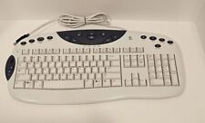 Ergonomic Keyboard Vintage Tech Logitech Internet Navigator Y-BF37 USB Tested picture