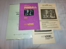 Night Mission Pinball with Japanese manual for apple ii game vintage software picture