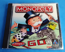 Hasbro Monopoly Game Windows CD-ROM Game - Vintage Win95 Win98 Software 95 98 picture