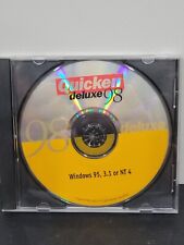 Quicken Deluxe 98 Windows Edition PC Software CD Vintage picture