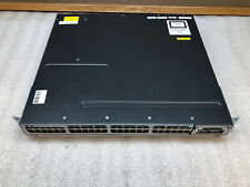 Cisco Catalyst 3750X 48-Port Gigabyte PoE+ Ethernet Dual PSU Network Switch picture