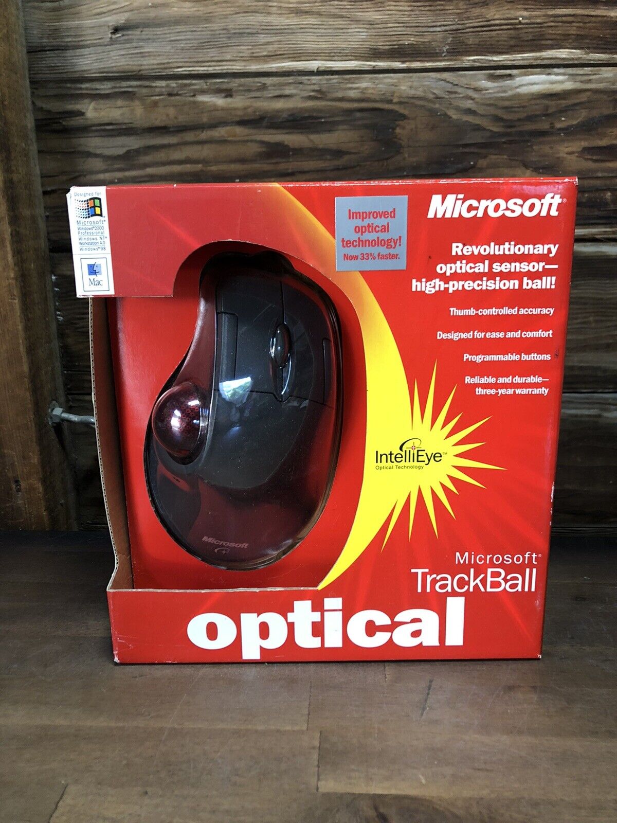 Vintage Microsoft Trackball Optical