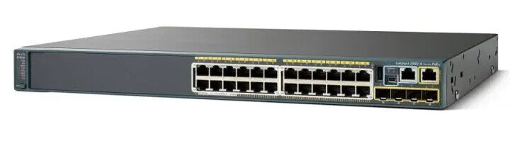 Cisco Catalyst 2960-S Series C2960S-24PS-L 24Port Gigabit Ethernet Switch PoE 
