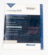 Vintage Microsoft Learning DOS Quick Reference 1987 NEW NOS ST533B02 picture