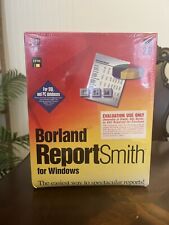 VINTAGE Borland ReportSmith for Windows 2.0 1993 Software RARE picture