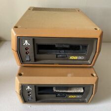 (2) Atari 810 Floppy Drive 5.25 Single Disk No Power Supply (Untested As Is) picture