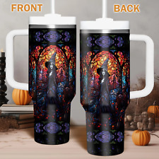 Halloween Witch 40oz Tumbler 5D Printed picture