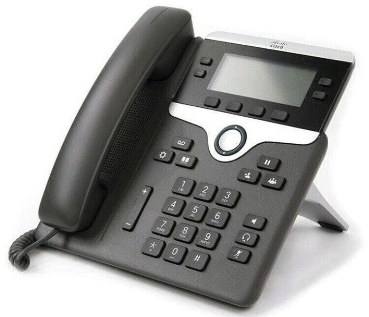 Cisco CP 7841 VoIP Phone + Handset + Stand + Warranty