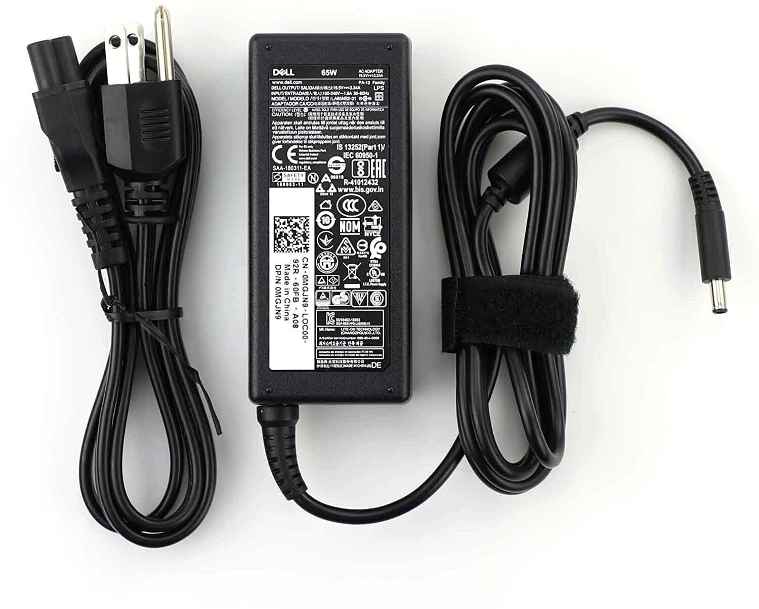 OEM DELL 65W PA-12 Inspiron 6TM1C AC Power Adapter Charger LA65NS2-01 4.5mm