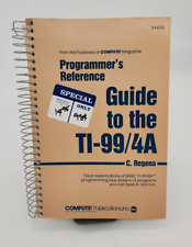 Programmer's Reference Guide To The TI-99/4A Illustrated Vintage Computing 1983 picture