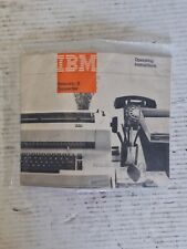 Vintage IBM Selectric II Operating Instructions Booklet picture