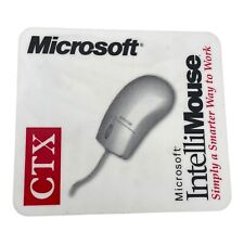 Vintage  Microsoft Intellimouse CTX Optical Mouse Pad Rare picture