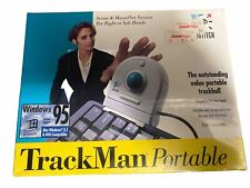 Vintage Logitech TrackMan Portable Trackball Mouse PS/2 Serial - Brand New picture