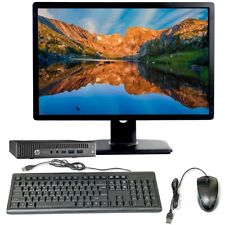 HP i5 Desktop Computer PC Intel Core 8GB 256GB SSD Wi-Fi DVD 22in LCD Windows 10 picture