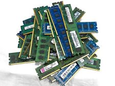 25 2GB ram modules, 10600 mixed lot, usable or recycle for Gold content picture