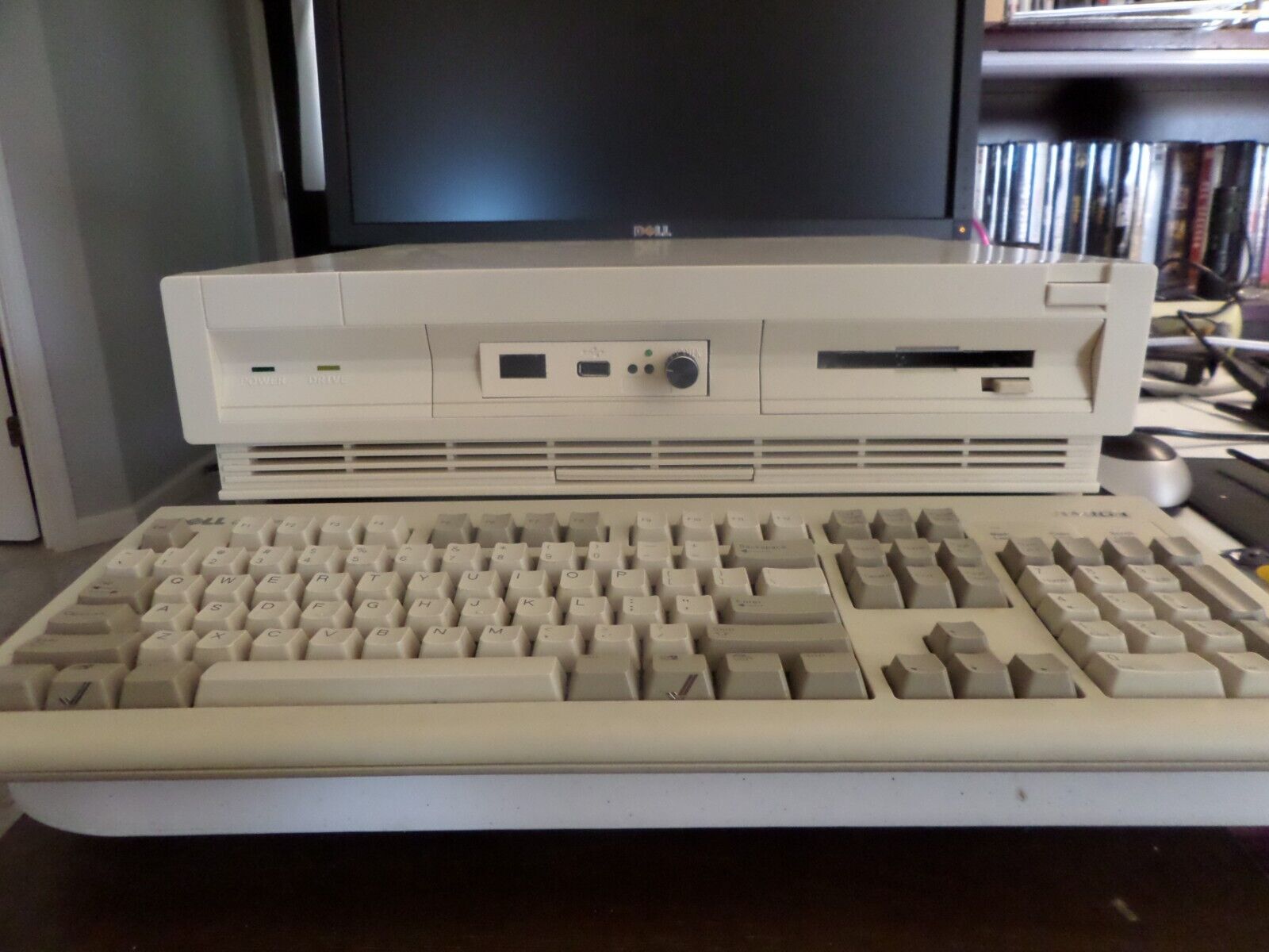 Amiga 500 in CheckMate Case, EMU68, Dual Floppy, RGB2HDMI, Keyboard & Mouse