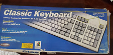 Vintage Belkin F8E206 Classic Keyboard, PS2 & AT, Wired, White, Windows 95 & 98 picture