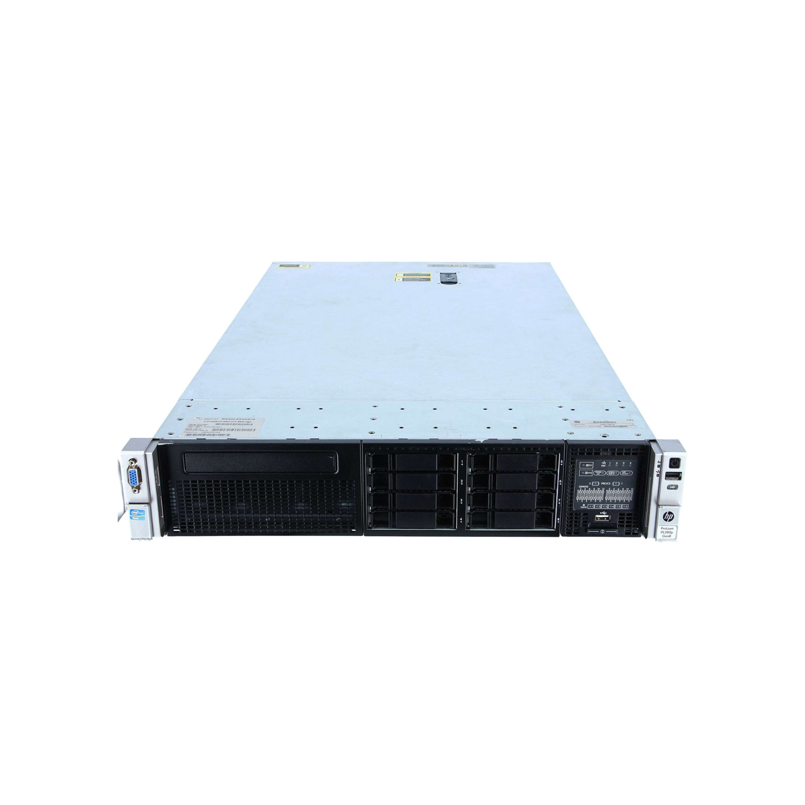 HP ProLiant DL380p Gen8 2U Server - 8 Bay - 2x Xeon E5-2640v2 - 256GB - No HDD
