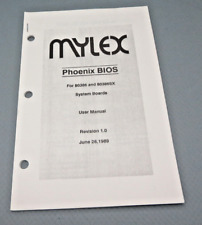 Vintage 1989  Mylex Phonenix Bios User Manual 80386 & 80386SX Rev 1.0 picture