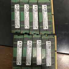 Lot Of 8 16GB Micron 2Rx8 DDR4 Laptop Memory Ram PC4-2666V picture