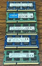 Lot of 16 SK Hynix/Crucial/Samsung/etc. 8GB PC3L-12800S Laptop RAM Modules picture