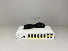 Cisco WS-C2960C-12PC-L - 12 Port PoE Compact Switch - SAME DAY SHIPPING  picture