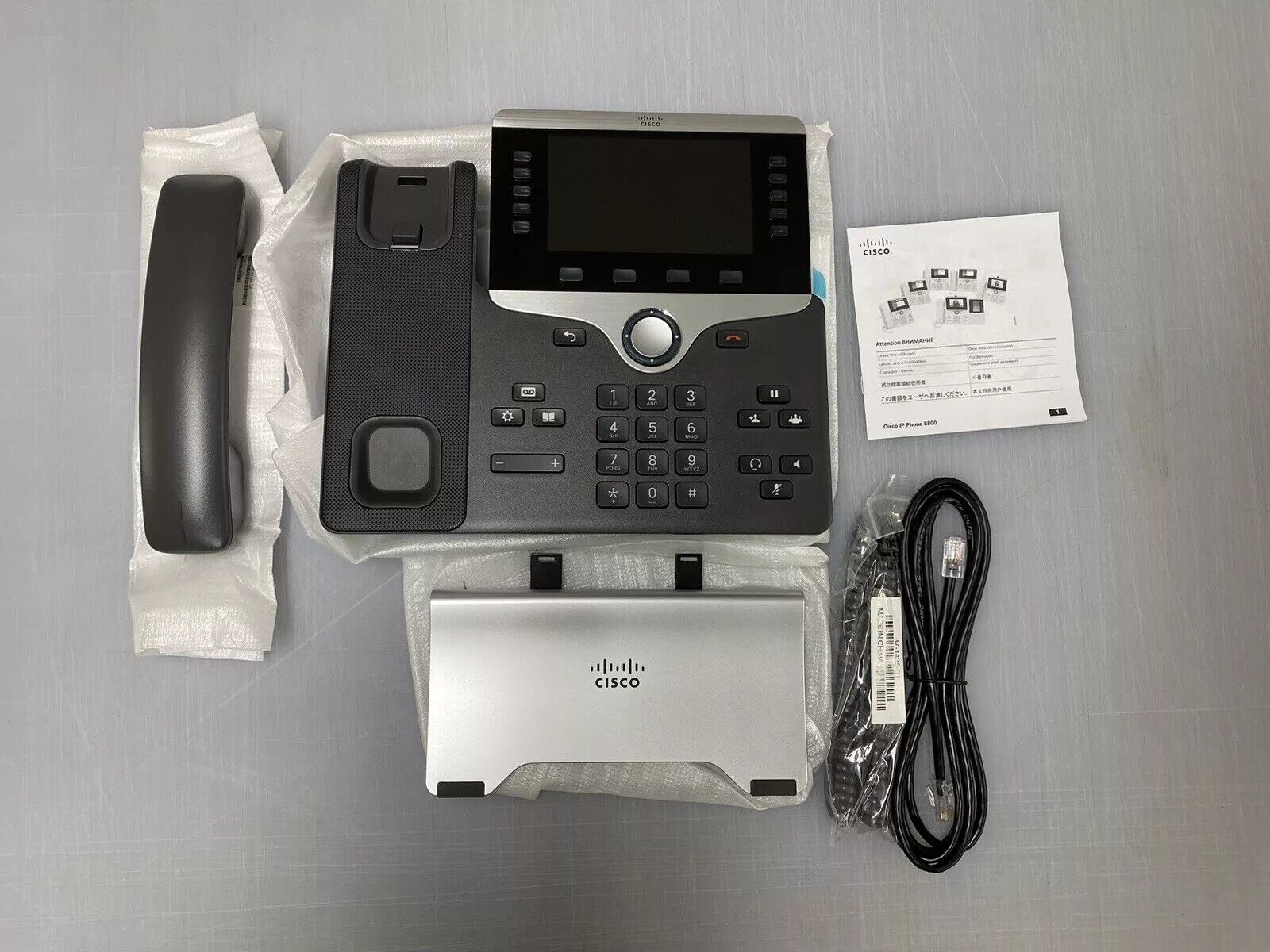 Cisco CP-8841-K9 5-Lines Corded VoIP Phone - Black