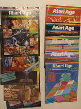 10 ATARI AGE Magazines Lot Vintage Computing PC Gaming 1982 1983 E.T. Premiere picture
