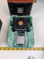 Vintage AMD Athlon 64 3000+ 2.0GHz CPU Computer Processor Socket 754 Heatsink  picture