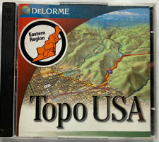 Topo USA Eastern Region CD-ROM DeLorme Vintage Software 2 Disc Set Atlas Map GPS picture