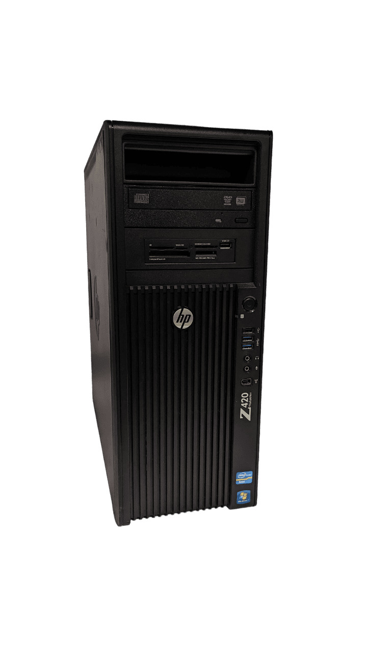 HP Z420 Workstation Xeon E5-2690 v2 3ghz 10-Cores 64gb  512gb SSD  4TB  Win10