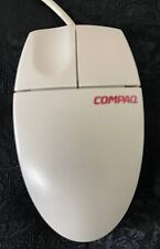 Vintage Compaq M-S34 166861-001 White PS/2 ball Mouse picture