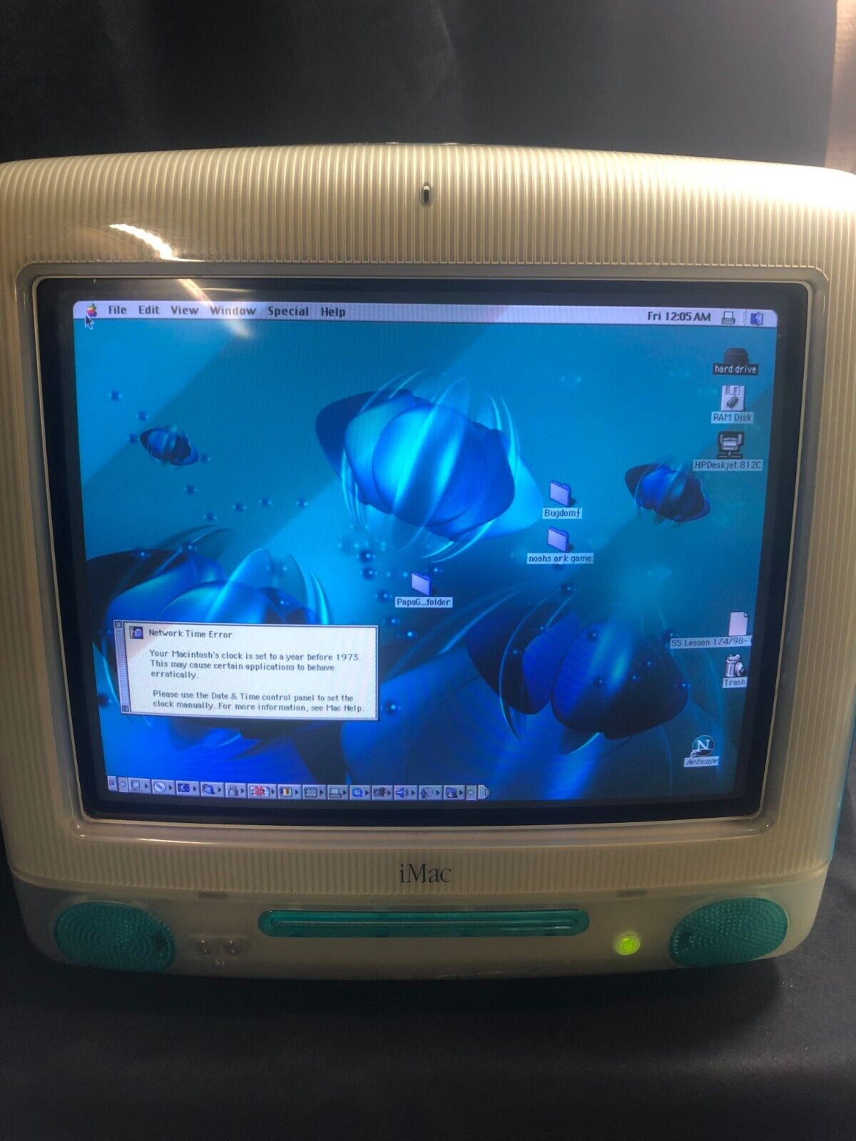 Apple iMac G3 Retro Vintage Computer Model M5521 Working-No shipping/Only local