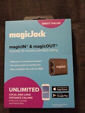 MagicJack Portable VoIP Phone Adapter with 12 Month Service New   picture